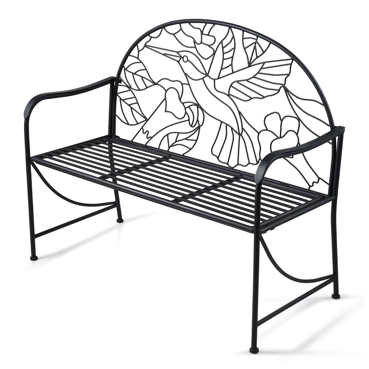 park bench drawing front view