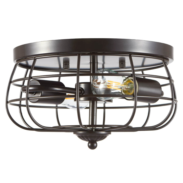 Open Cage Ceiling Light for 2 60W Bulbs